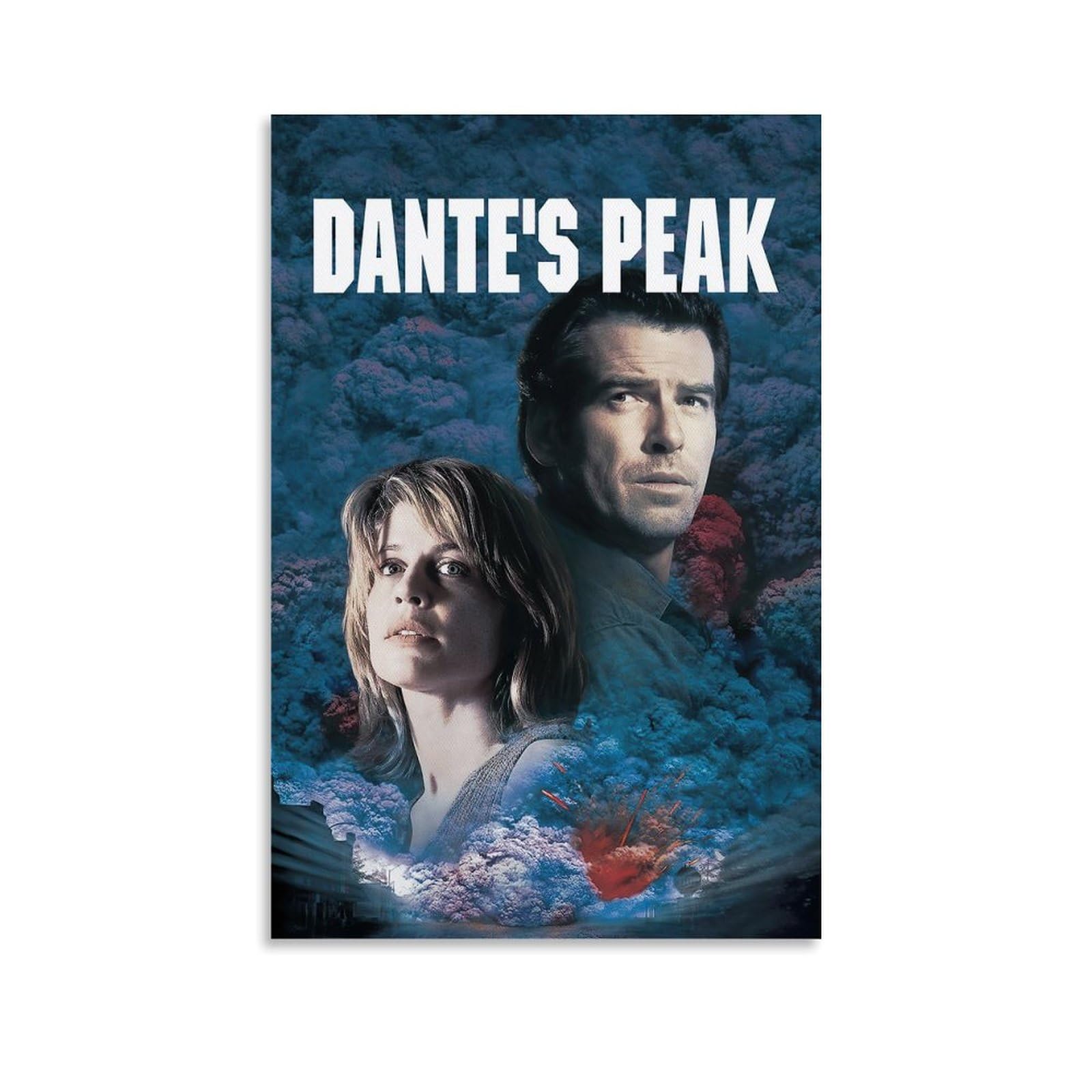 Amazon.com: Dante's Peak Movie Poster Canvas Art Posters for Room